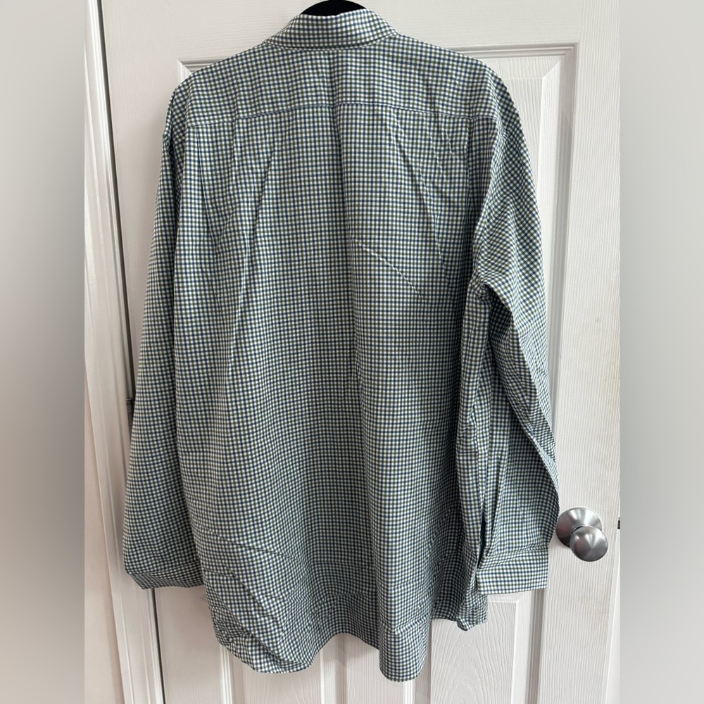 L.L. Bean Green Casual Button Down Shirt - Picture 5 of 5